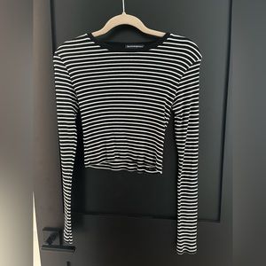 Brandy Melville stripped cropped top